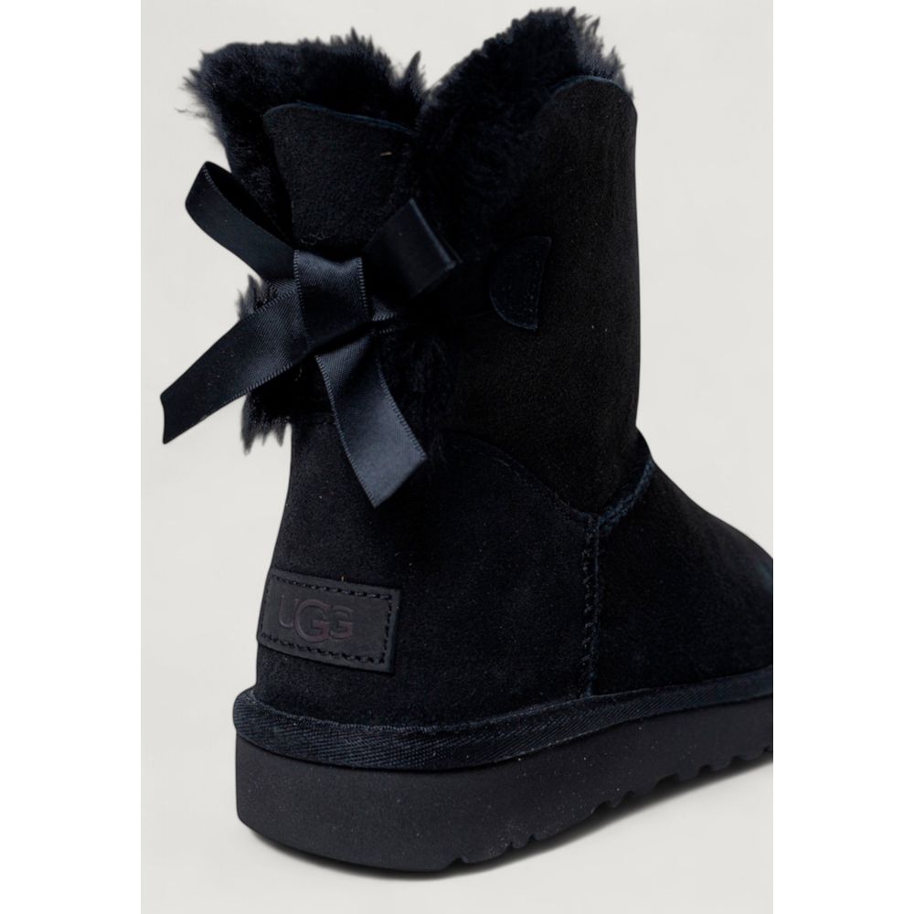 UGG Black Suede Leather Ankle Boots UGG