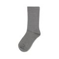 Gray silk socks from Brunello Cucinelli featuring a smooth, luxurious texture and classic design.
