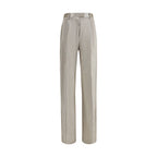 Forte_Forte Silver Polyester Casual Pants