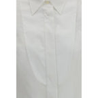 Brunello Cucinelli White Cotton Blouse