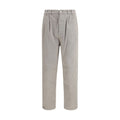 Brunello Cucinelli Beige Cotton Casual Pants Brunello Cucinelli