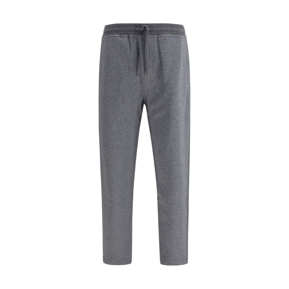 Brunello Cucinelli Gray Cotton Joggers Workout Pants