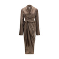 Rick Owens Brown Copper Casual Dress - Eljoys Fashion 