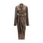 Rick Owens Brown Copper Casual Dress - Eljoys Fashion 