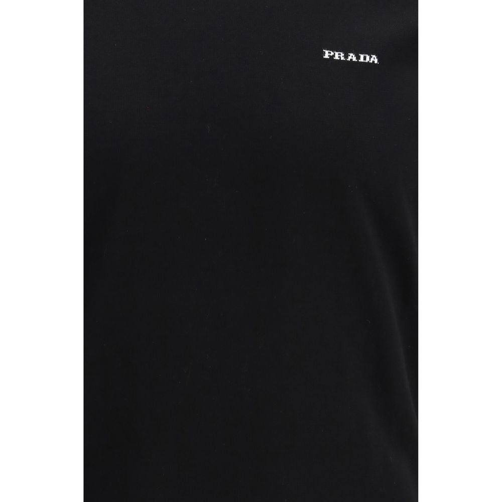 Prada Black Cotton T-Shirt Prada