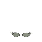 Alexander McQueen Black Metal Sunglasses