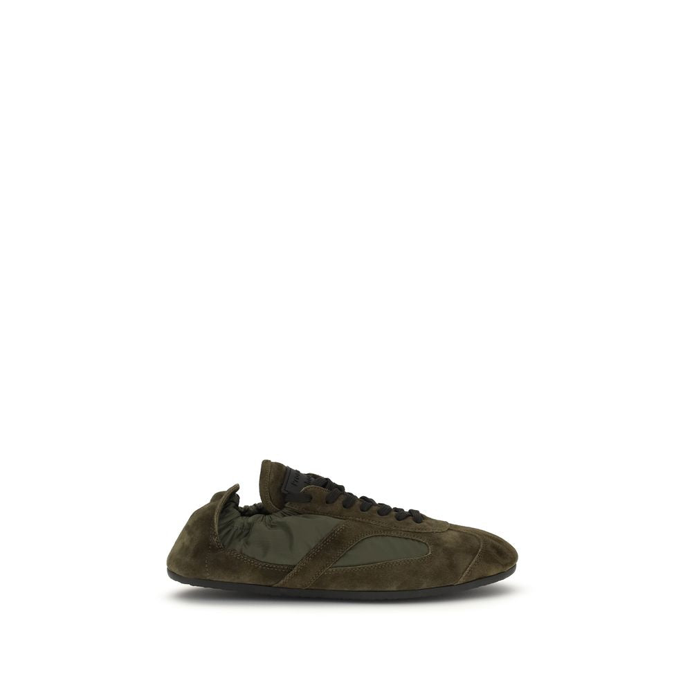 Proenza Schouler Bicolor Calf Leather Bos Taurus Low Top Sneakers Proenza Schouler