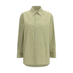 Saint Laurent Bicolor Cotton Pattern Shirt