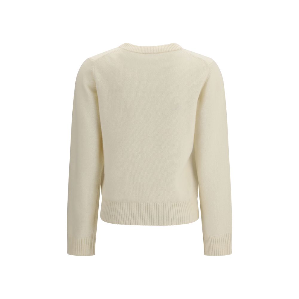 Ganni Beige Wool Oves Aries Sweatshirt Ganni