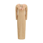 Alessandra Rich Multicolor Polyamide Cocktail Dress