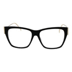 Black acetate glasses frames by Tod's with a sleek, modern design, featuring clear lenses and a stylish, contemporary look.