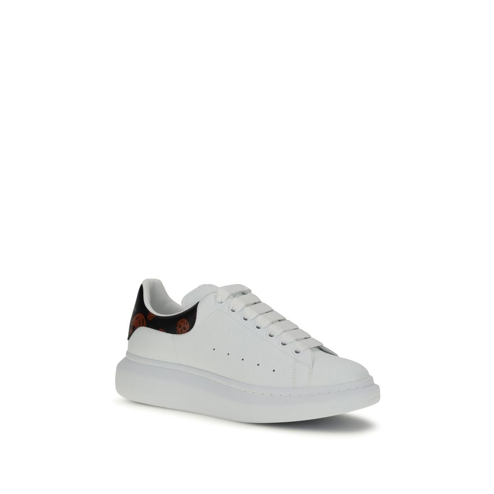 Alexander McQueen White Calf Leather Bos Taurus Chunky Sneakers