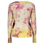 Desigual Giallo viscose women's sweater featuring a cozy, yellow knit design and relaxed fit for casual wear.