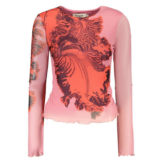 Desigual Rosa Viscosa Women T-Shirt Desigual