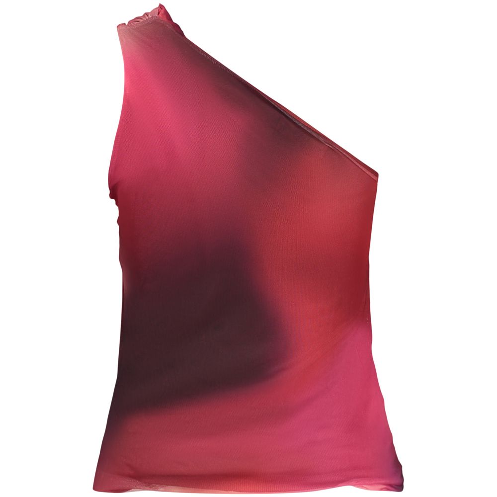 Desigual Viola viscose women's T-shirt featuring colorful abstract patterns on a comfortable, casual fit.