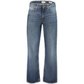 Guess Jeans men's blue cotton jeans showing classic five-pocket design and slim fit cut.