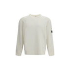 C.P. Company White Cotton Sweatshirt