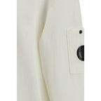 C.P. Company White Cotton Sweatshirt