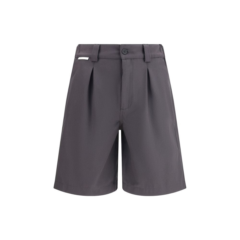 GR10K Gray Cotton Bermuda Shorts GR10K