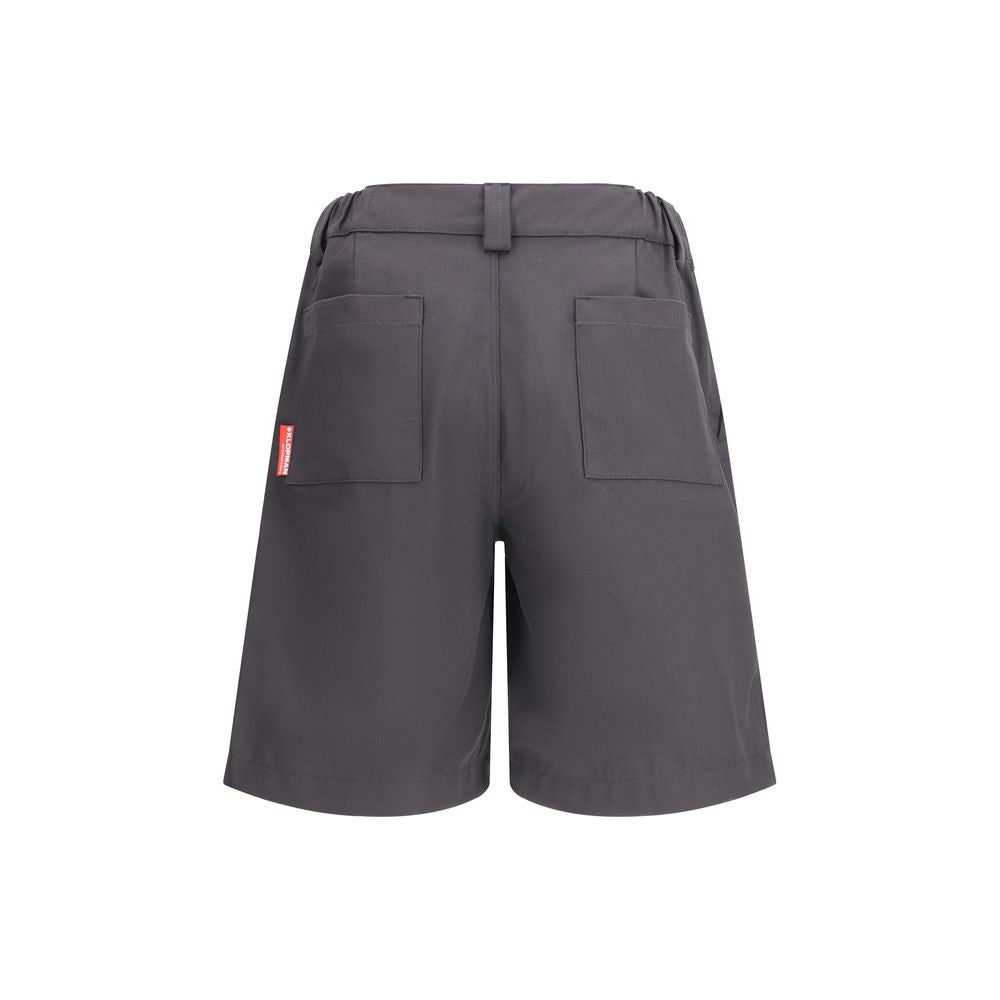 GR10K Gray Cotton Bermuda Shorts GR10K