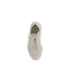 Beige Brunello Cucinelli calf leather Bos Taurus low top sneakers with sleek design and subtle branding.