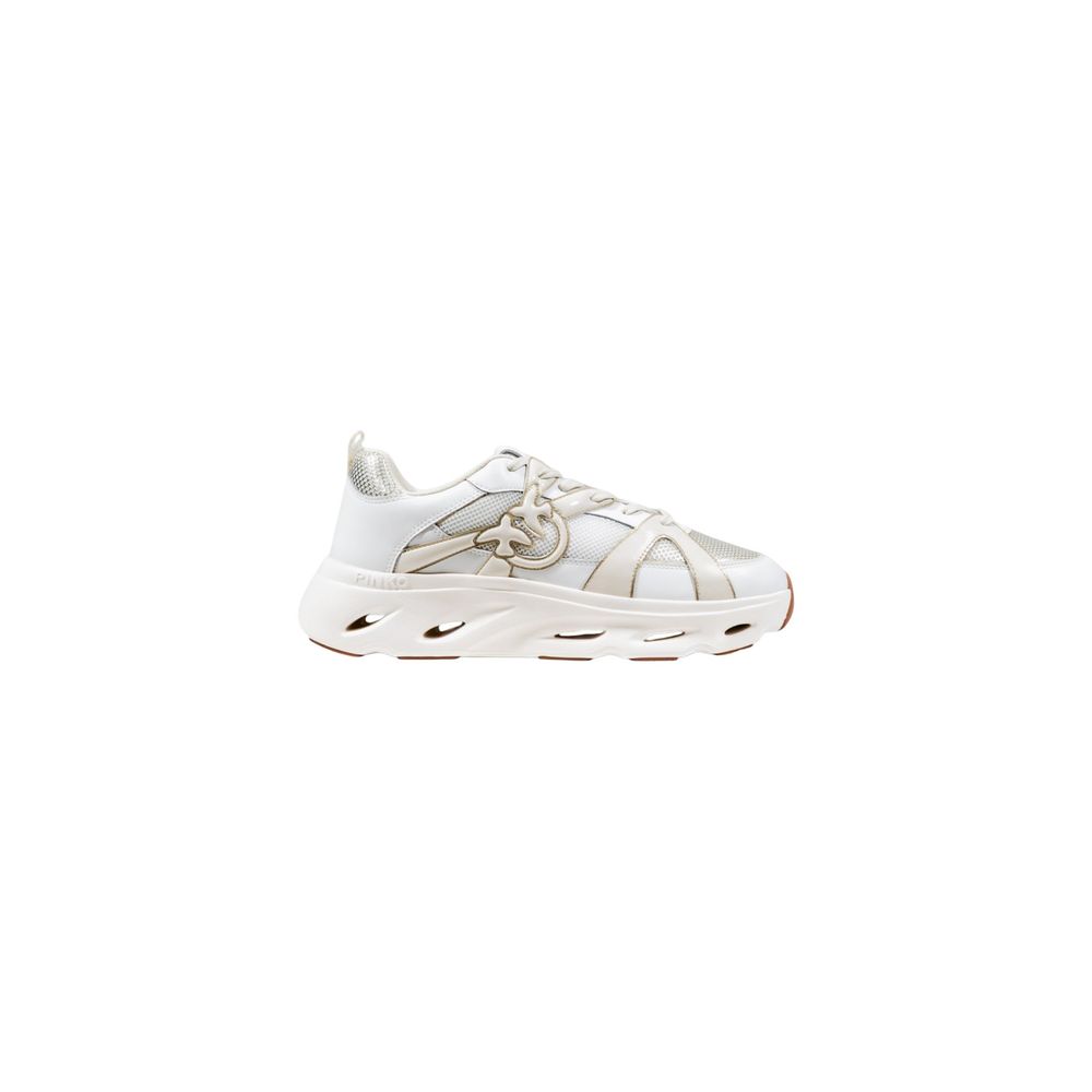 PINKO White Leather Athletic Sneakers PINKO