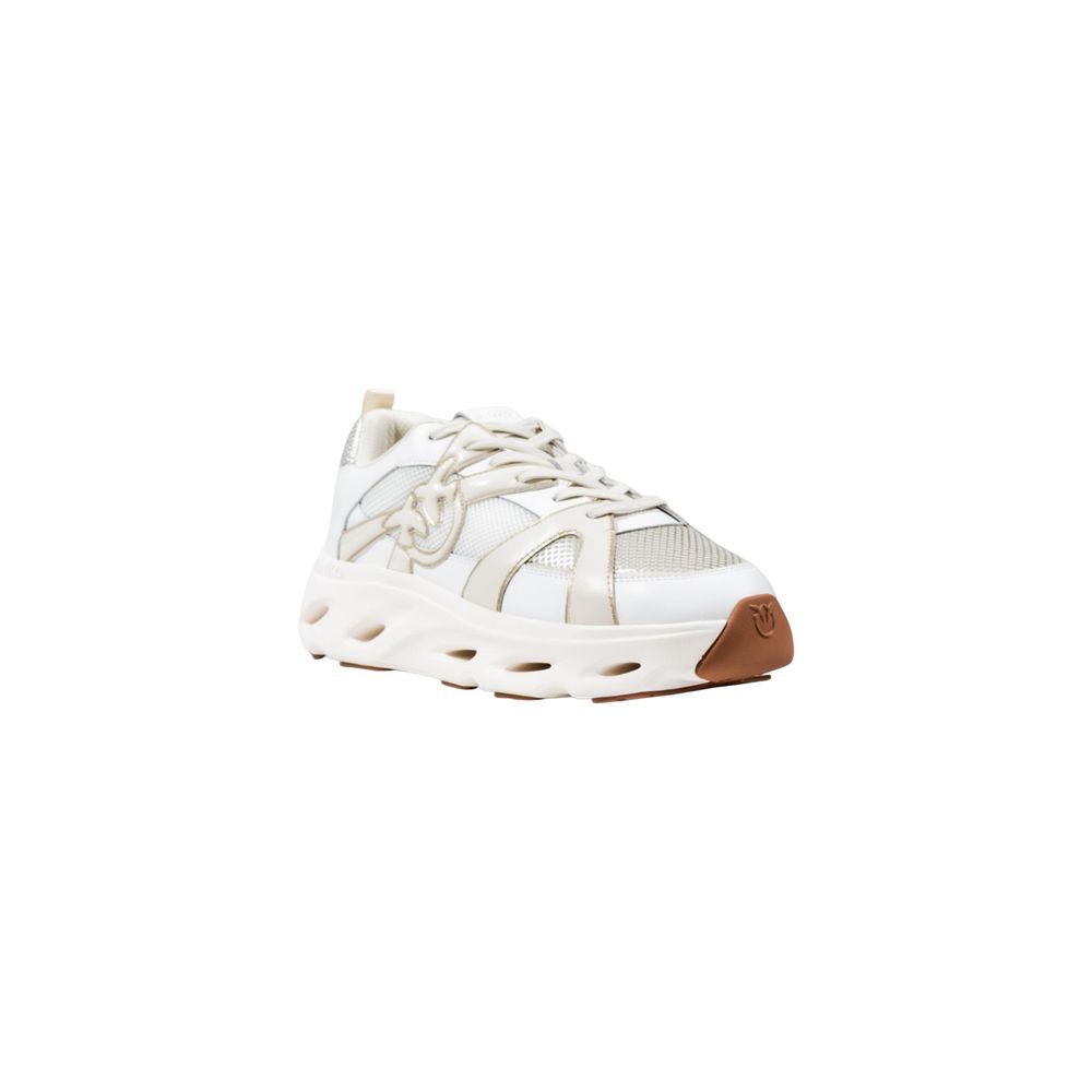 PINKO White Leather Athletic Sneakers PINKO