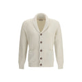 Brunello Cucinelli Beige Cotton Cardigan - Eljoys Fashion 