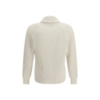 Brunello Cucinelli Beige Cotton Cardigan - Eljoys Fashion 
