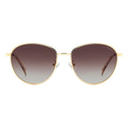 Polaroid Gold Stainless Steel Sunglasses