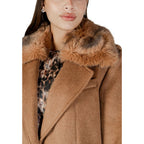 Guess Beige Polyester Coat - Eljoys Fashion 