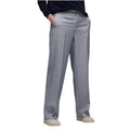 Street One blue polyester casual pants, relaxed fit with waistband and pockets, displayed on a hanger.