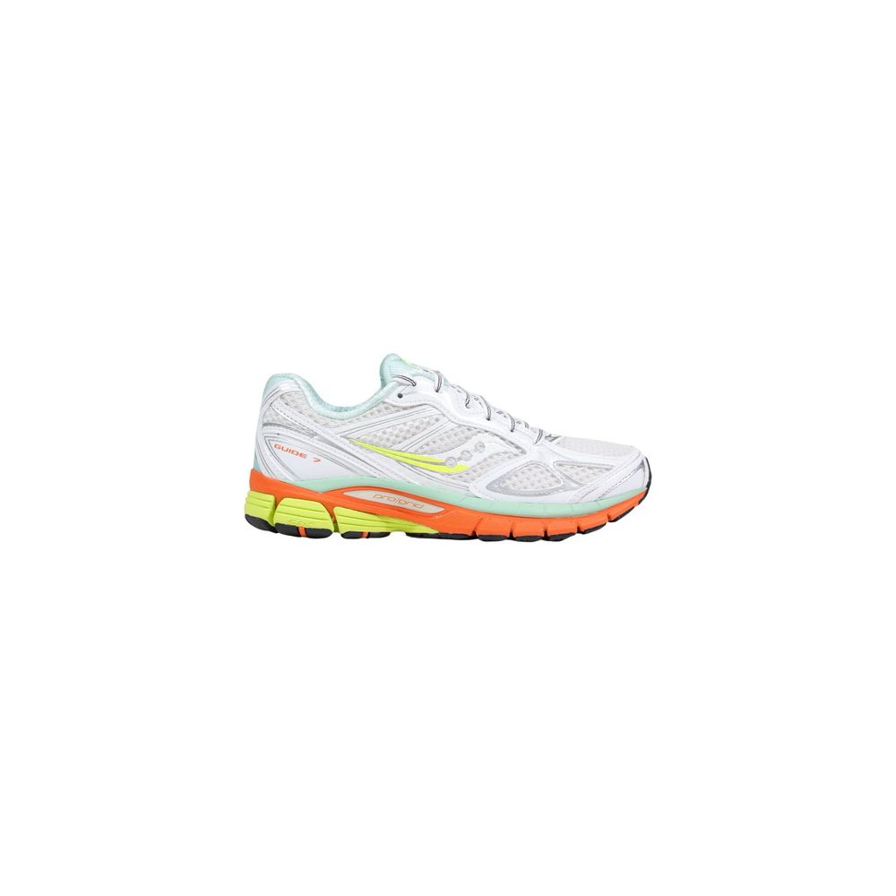 Saucony White Textile Athletic Sneakers Saucony