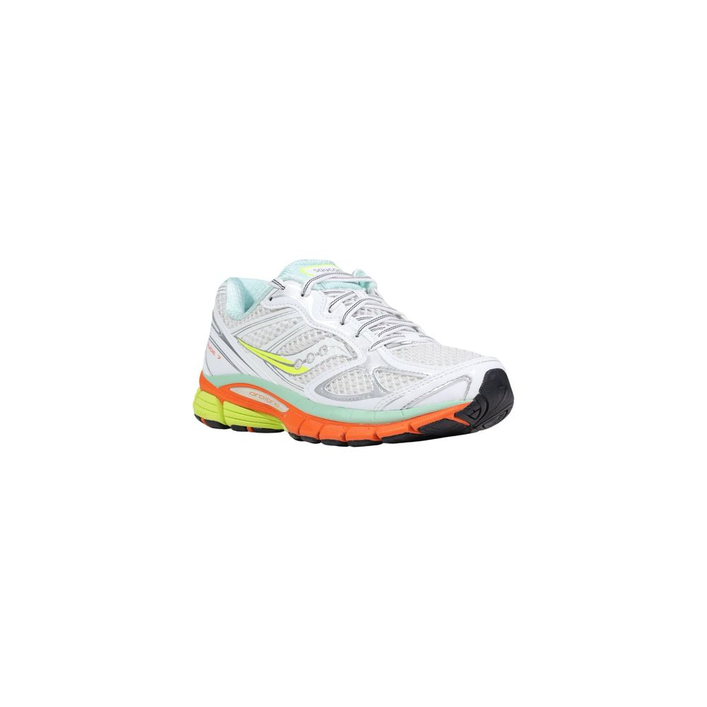 Saucony White Textile Athletic Sneakers Saucony