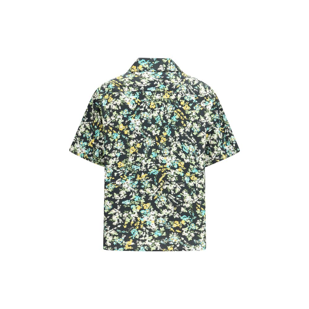 Valentino Garavani multicolor cotton patterned shirt with vibrant geometric designs and classic collar.