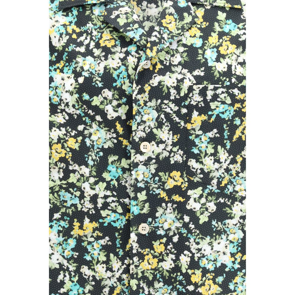 Valentino Garavani multicolor cotton pattern shirt featuring vibrant, intricate design and classic collar for stylish casual wear.