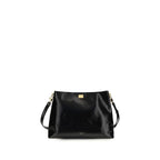 Dolce & Gabbana Black Calf Leather Bos Taurus Shoulder Bag Dolce & Gabbana
