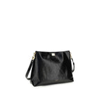 Dolce & Gabbana Black Calf Leather Bos Taurus Shoulder Bag Dolce & Gabbana