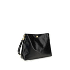 Dolce & Gabbana Black Calf Leather Bos Taurus Shoulder Bag Dolce & Gabbana