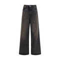 Our Legacy Black Cotton Relaxed Fit Jeans Our Legacy