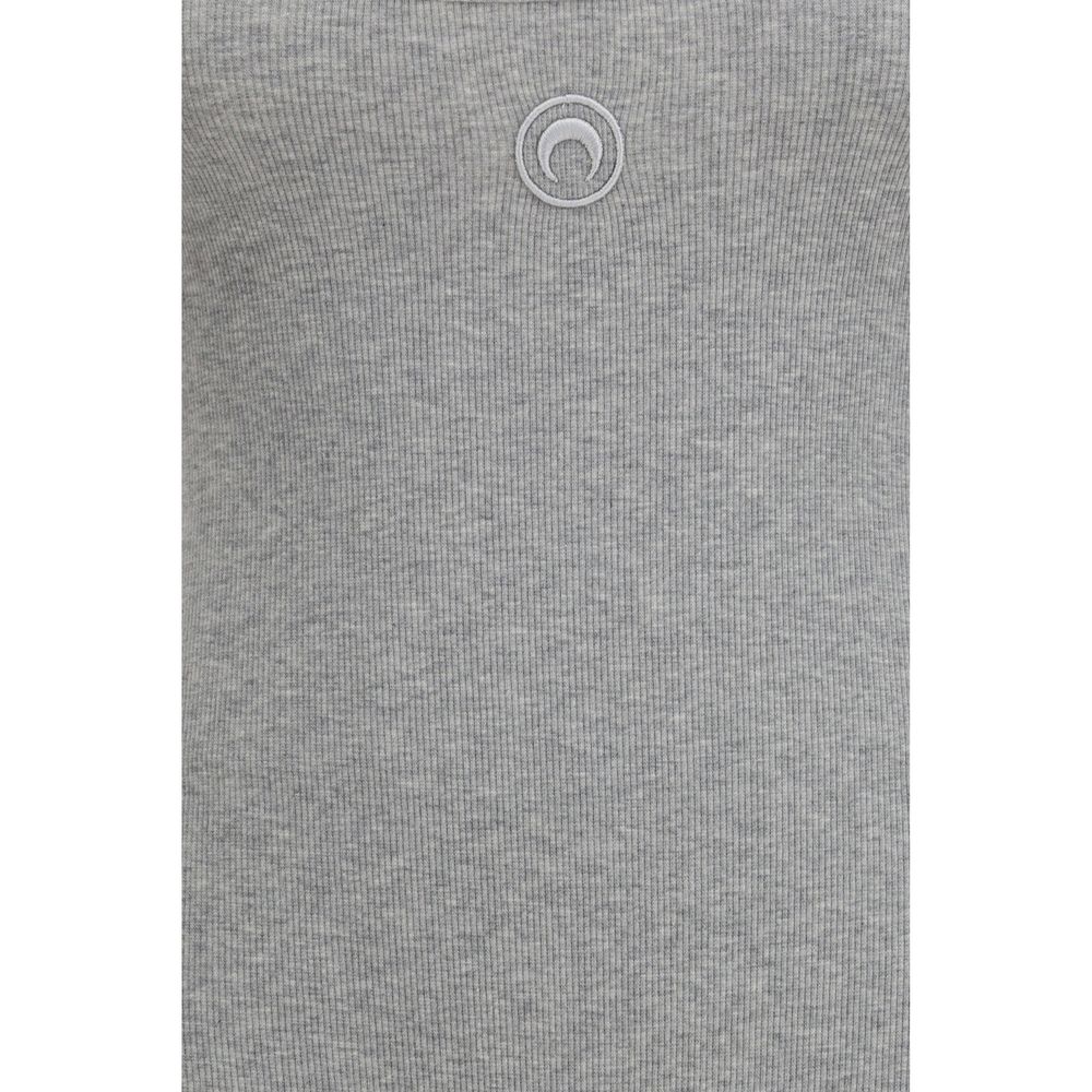 Marine Serre Gray Cotton Jumpsuit Marine Serre