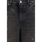 Our Legacy Black Cotton Relaxed Fit Jeans Our Legacy