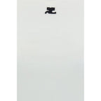 Courrèges White Cotton T-Shirt Courrèges