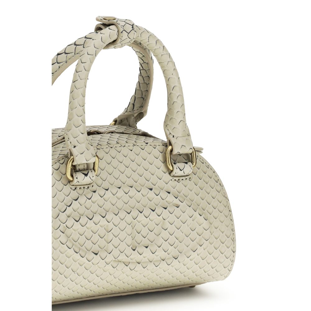 Diesel Beige Calf Leather Bos Taurus Handbag Diesel