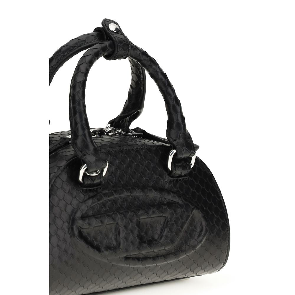 Diesel Black Calf Leather Bos Taurus Handbag Diesel