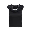 Marine Serre Black Viscose Shirt