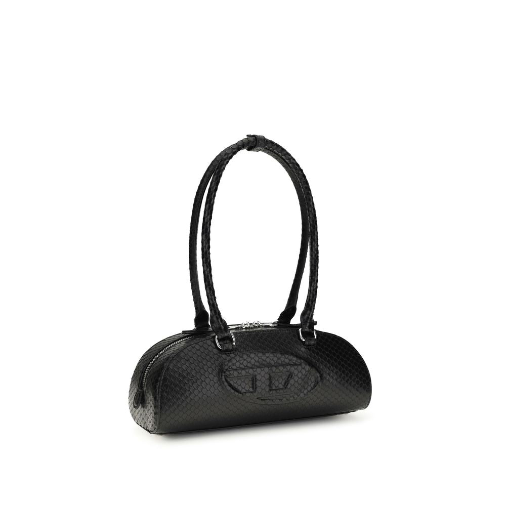 Diesel Black Calf Leather Bos Taurus Shoulder Bag Diesel