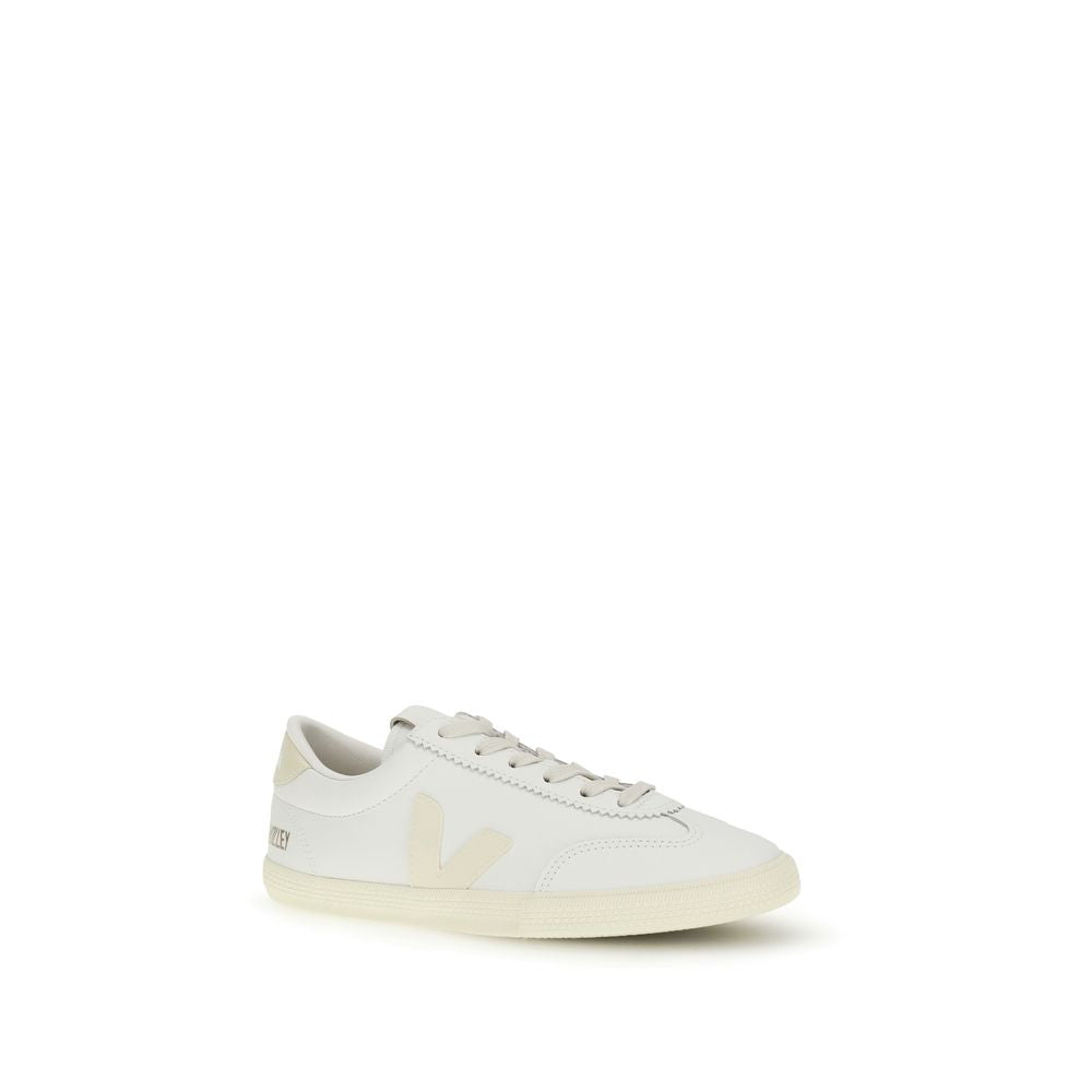 Veja White Calf Leather Bos Taurus Low Top Sneakers Veja
