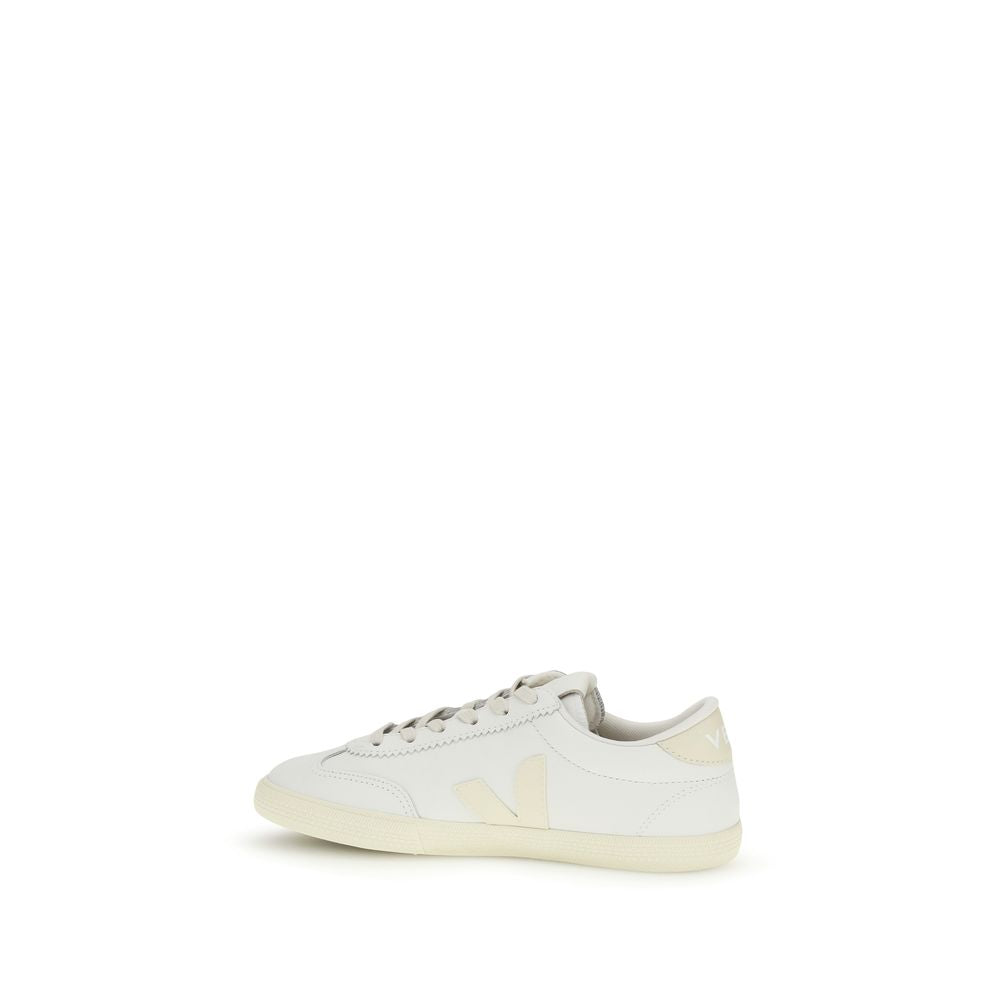 Veja White Calf Leather Bos Taurus Low Top Sneakers Veja