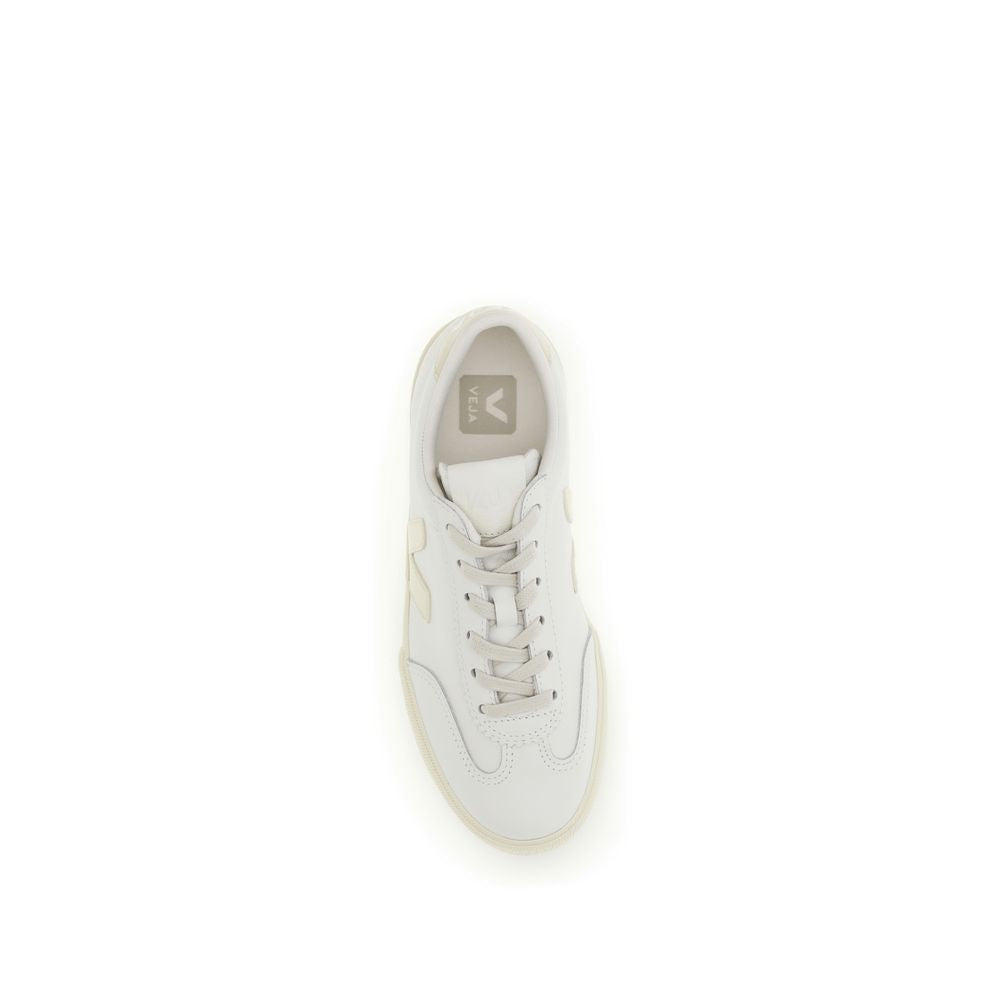 Veja White Calf Leather Bos Taurus Low Top Sneakers Veja